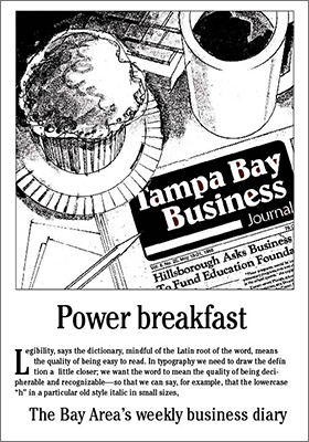 Tampa Bay Business Journal, Power breakfast